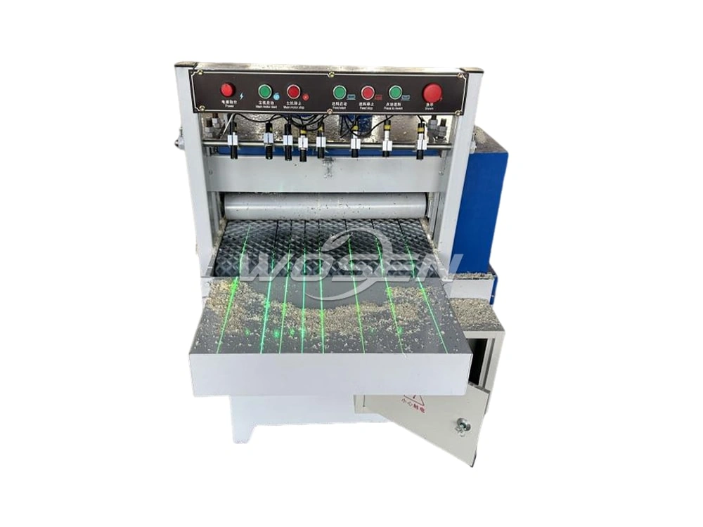 Multi Blade Circular Saw Gang Rip Saw Machine With Laser