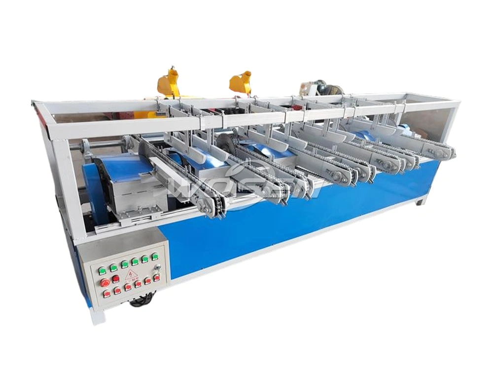 Cross Cutting Chain Sawmill Trimming Saw Machine