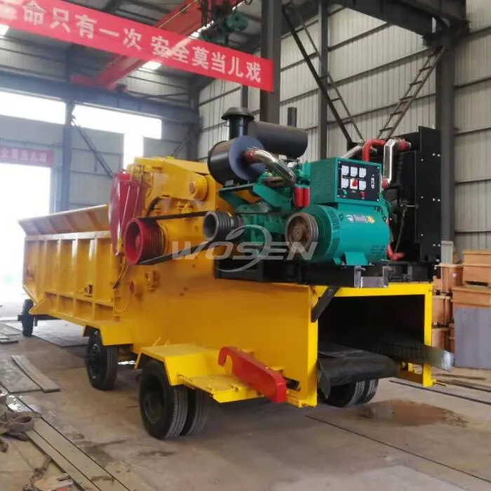 Diesel Wood Crusher Mobile, High-Efficiency Wood Shredding Solution for Global Biomass Recycling