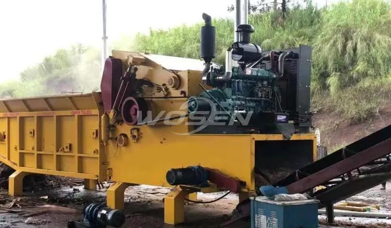 Diesel Wood Crusher Mobile, High-Efficiency Wood Shredding Solution for Global Biomass Recycling - detail image 2
