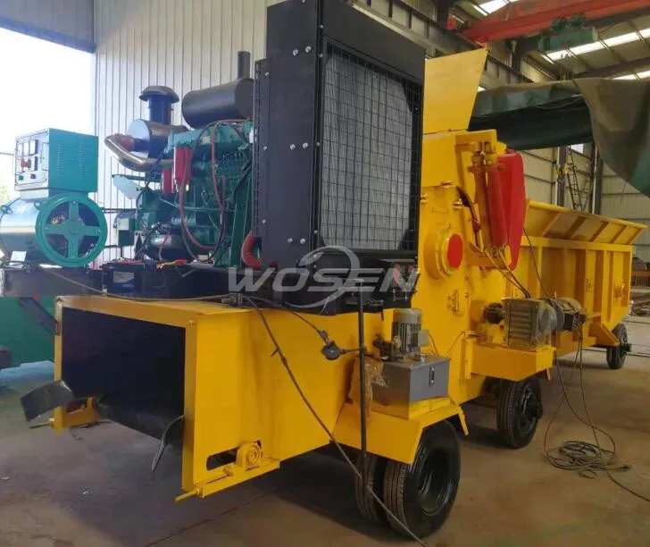 Diesel Wood Crusher Mobile, High-Efficiency Wood Shredding Solution for Global Biomass Recycling - detail image 3